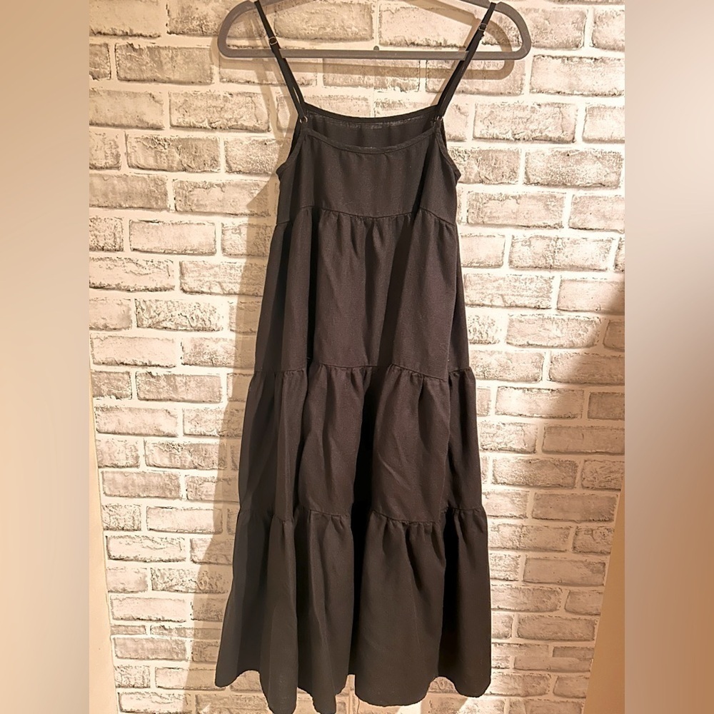 MVN THE LABEL | Cotton tiered, flowy maxi dress Size XS US 2​​​​​